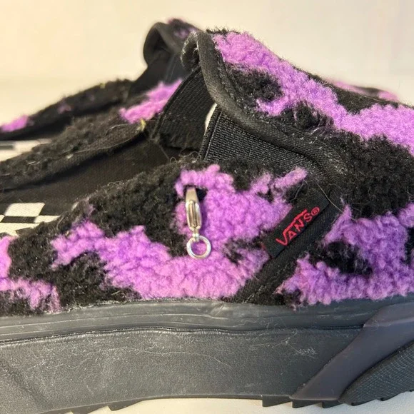 VANS x IreneIsGood Slip-On Women's Stacked Platform US W 7.5 M 6 camo cowprint - Picture 4 of 8